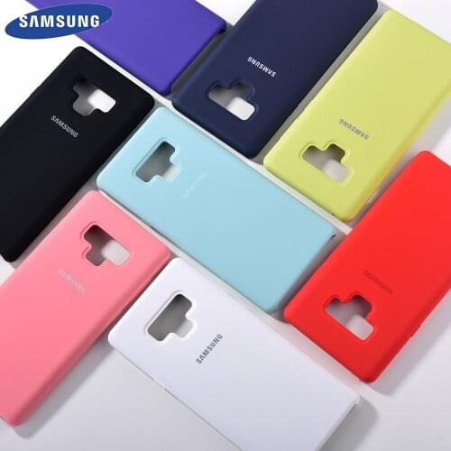 Original Note9 Liquid Silicone Case Soft-Touch Silky Finish Protective Cover For Samsung Galaxy Note 9