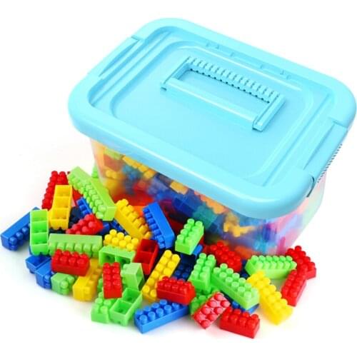Plastic Children Puzzle Interconnecting Blocks Building Blocks Educational Toys for Kids 200pcs/ Set