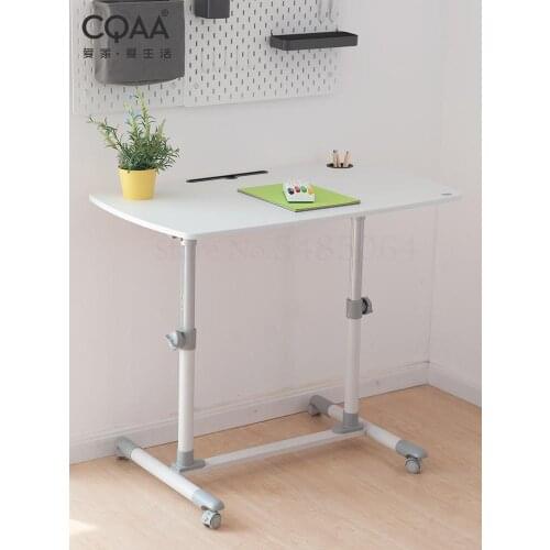 Movable Childrens Study Table Lifting Desk Primary School Bedside Tuition Writing Desk Lifting Combination Small Desk And