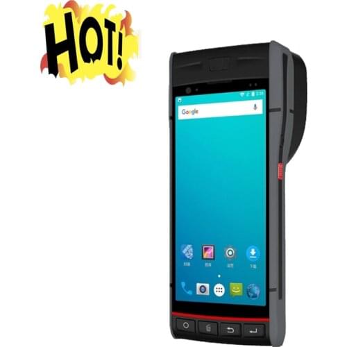 POS PDA 4G Android 8.0 PDA data collector WiFi Barcode Scanner 2D Scanning Handheld PDA Label Printer forCommercial