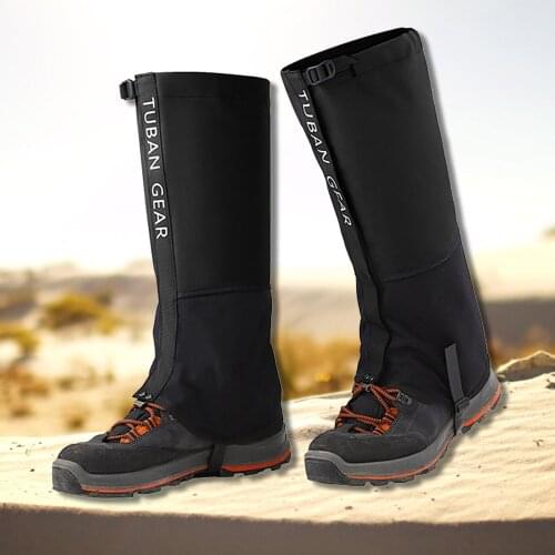 Waterproof Leg Gaiters shoes Adjustable Anti-Tear Snow Boot Gaiters for Outdoor Snowshoeing Hiking Skiing Gaiters Shoes Cover