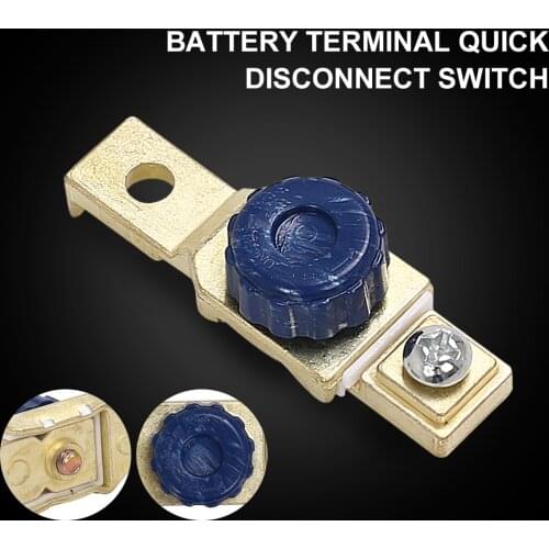 Motorcycle Battery Cut-off Switch Car Battery Terminals Quick Disconnect Rotary Isolator Kill Switch Car Truck Parts