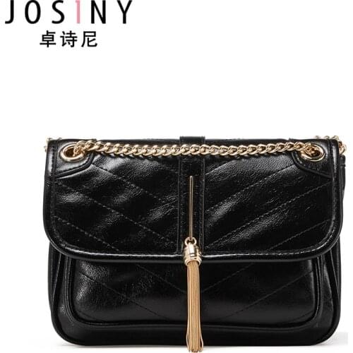 Josiny New Clamshell Ladies Shoulder Bag Ladies High Quality Leather Pu Messenger Travel Bag Ladies Handbag