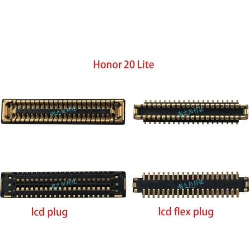LCD Display FPC Connector Plug MotherBoard Pin For Huawei Honor 20 lite HRY-LX1T