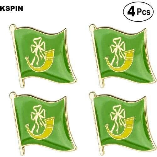 Huntingdonshire Lapel Pin Flag badge Brooch Pins Badges 4pcs