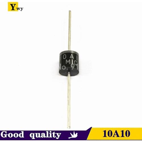 10PCS 10A10 R-6 DIP 10A 1000V 10a10 electrical Axial Rectifier Diode NEW