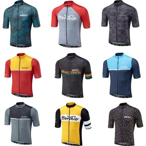 2020 Morvelo Team Mens Quick-drying Breathing Professional Team Cycling Jersey Bicycle Clothing Ropa Ciclismo Bicycle Service
