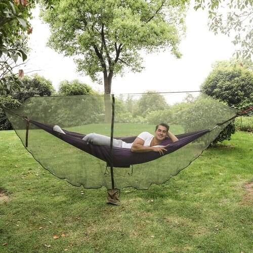 360 degree hammock outdoor anti-mosquito net cover portable hammock mosquito net all-round anti-mosquito no dead ends