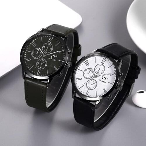 Howdy Men's Watch With Leather Strap