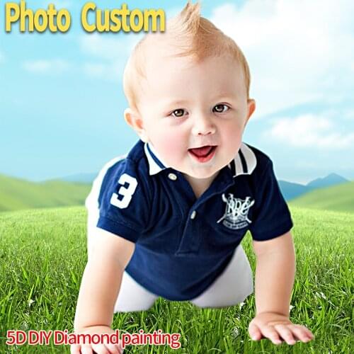 Diy Diamond Painting Custom Baby Personality Diamond Embroidery Souvenir Cross Stitch Custom Child Diamond Art Gift