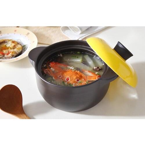 Ceramic Cookware Casserole Korean Cooking Pot Heat-Resistant Casserole For Kitchen Stew Cooker