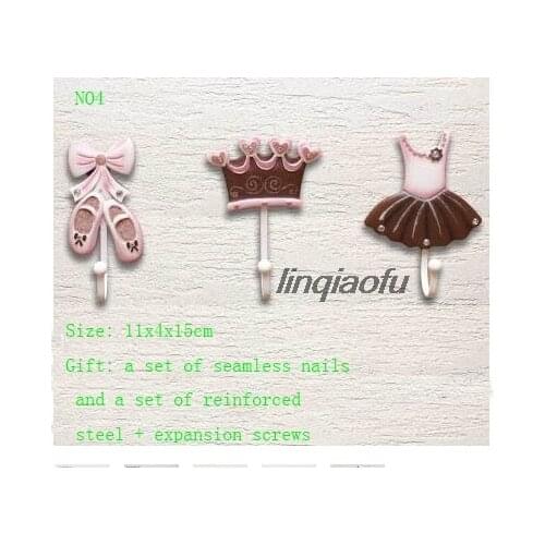 Creative clothing store wall hanging wall fitting room art hook Vintage living room ornament coat hook