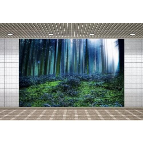 Lyavshi Fluorescence Fairytale Forest Scene Photography Backgrounds Vinyl Customizable Photographic Backdrops For Photo Studio