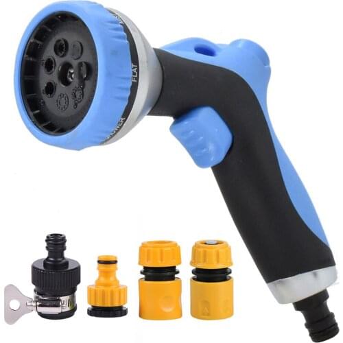 The Latest Garden Water Gun In 2020, Unique Button Switch Design,Suitable for Watering Flowers, Pet Bathing,TPR Adhesive Handle