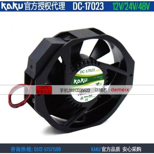 NEW KAKU DC DC-17023 12V/24V/48V 17238 ball bearing cooling fan
