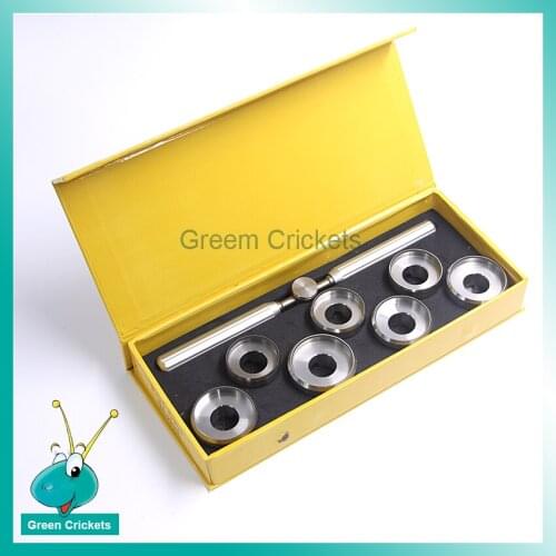 Wholesale 7pcs/set Assort Size Watch Back Opener Tool Set 30.5mm~36.5mm Watch Case Opener Kit For RolexWatch Repair