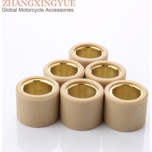 6pc high quality Variator Roller Weights 13gram 21x17mm for Derbi Boulevard 200 Rambla 300ie