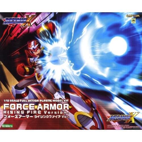 Assembled KP530 Megaman X Aix The Fourth Force Red Flame Form Model Toy