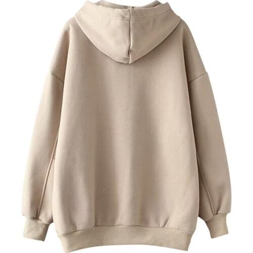 Soft firm hoods Hoodies women Batwing long sleeves Plus size sweatshirts Autumn sweaters Pure fashion tops