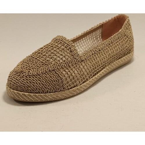 Women Espadrilles Lace Shoes Spring Summer Breathable Solid Color Flats Luxury Loafers Ladies Fashion Comfortable Casual Slip On