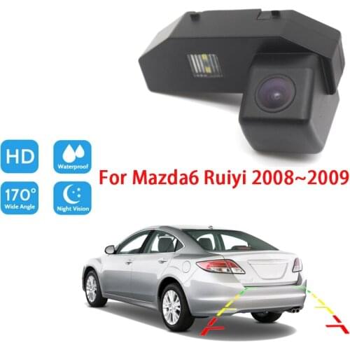 Car Rear View Reverse Camera For Mazda6 Ruiyi 2008 ~ 2009 CCD Full HD Night Vision Backup Parking Camera high quality RCA