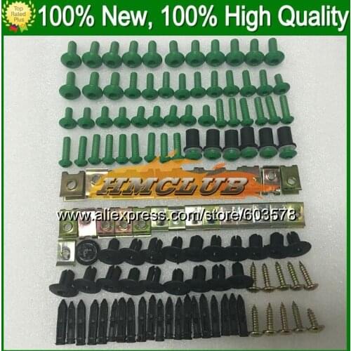 Fairing bolts full screw kit For HONDA CBR600F4i 04 05 06 07 CBR600 F4i 600 F4i 2004 2005 2006 2007 CL109 Nuts bolt screws Nut
