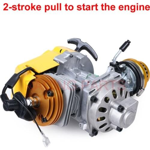 Motorbike Pocket Bike 2 Stroke Pull Start Engine For Mini Pocket Bike Go Kart Dirt Bike Petrol Scooter Motor