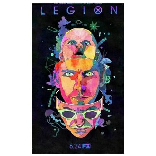 F027 Psychedelic Legion Noah Hawley Season 3 TV Series Show Silk Cloth Poster Art Bedroom Decoration