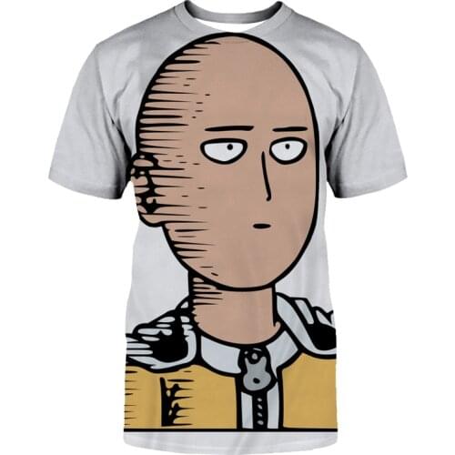 One Punch Man Season 2 3D Printed T-shirts Summer Short Sleeve Tshirts 2021 Hot Sale Casual Streetwear T shirt Men clothing