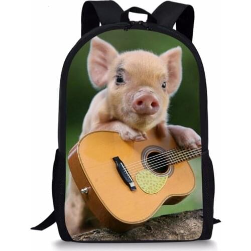 HaoYun Kids Fashion Backpack The Little Pigs Pattern Childrens School Bag Kawaii Animal Toddler School Bags Women Backpacks