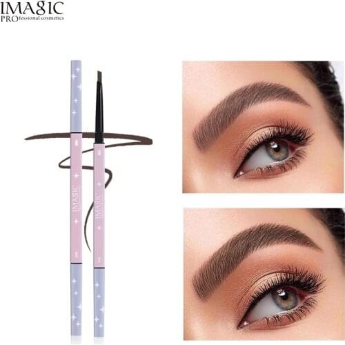 IMAGIC New eyebrow pencil Automatic Eyebrow Pencil Waterproof And Long-lasting With Brush Eyebrow Double-Head Eye Cosmetic Tool