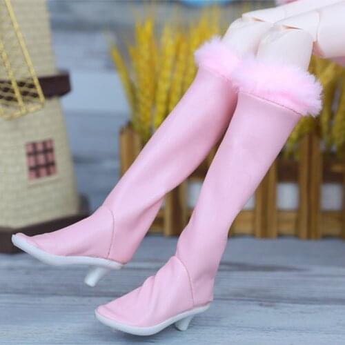 60 Cm Doll Boots Shoes Skirt Clothes 1/3 BJD Baby Doll Universal Ladies Wool Coat Doll Accessories