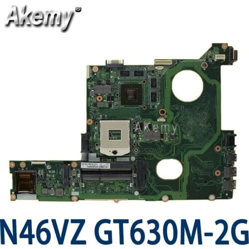 N46VZ GT630M /GT635M 2GB mainboard REV2.1 For Asus N46V N46VM N46VZ N46VJ N46VB laptop motherboard 60-N8IMB1400 100%Tested