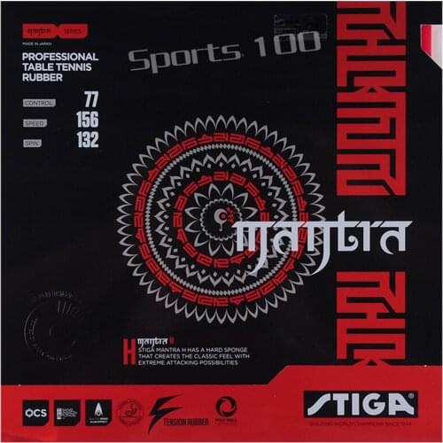 2019 STIGA MANTRA M / H (FAN ZHEN DONG used Series ) Table Tennis Rubber Made in Japan Pips-in Ping Pong With Sponge