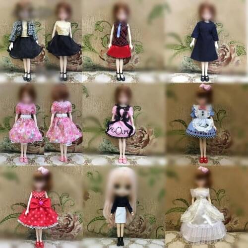 The clothes for Blythe 6 Points Azone Rieger LICCA Doll Clothing 6 Points Baby Clothes gift for girl no doll