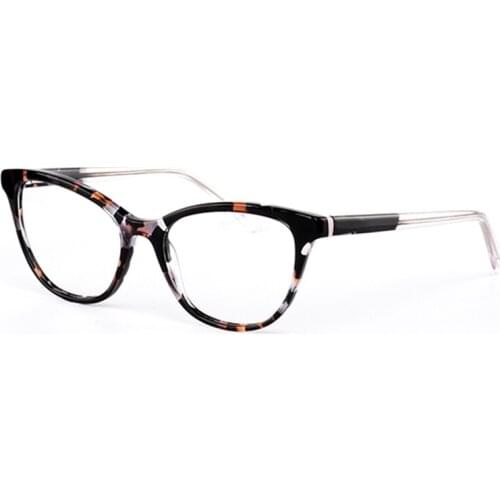 Optical Glasses Frame Men Fashion Eyewear Print Acetate Glasses Frame For Women Clear Lense Classic Unisex Eyeglasses