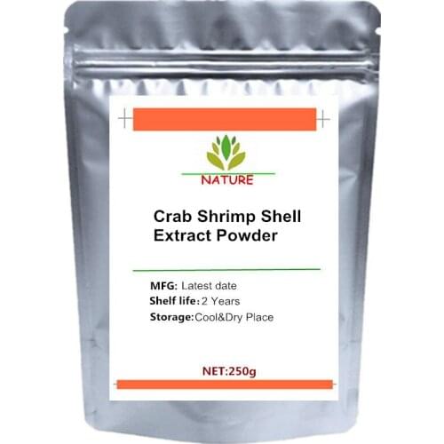 Crab Shrimp Shell Powder 85% CHITOSAN Chitin Pure NO Filler