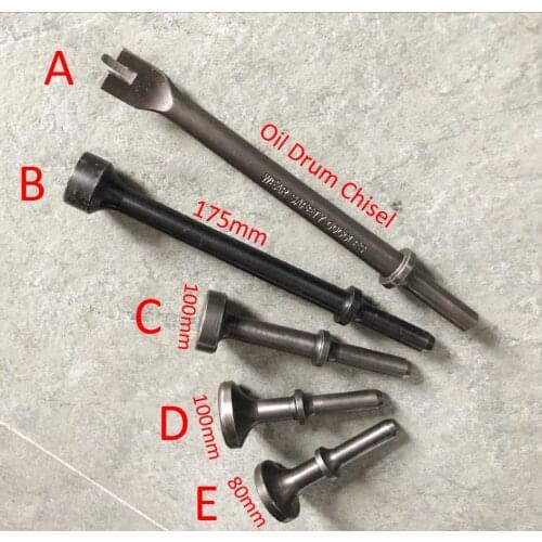80mm 100mm Smoothing Pneumatic Drifts Iron Square Suture Seam Tube Fire Hose Pipes Gap Piece Split Connect Hammer Bits Chisels