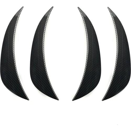 Car Front Bumper Lip Splitter Fog Light Trim Air Vent Outlet Cover for 2015- Benz C Class W205 C180 C200