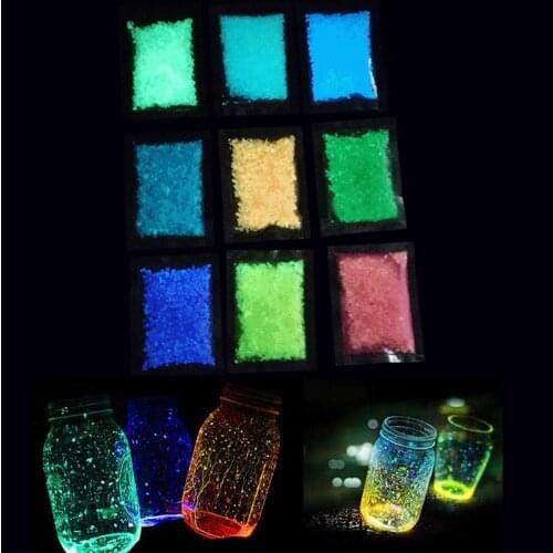 Luminous Gravel Glow Stone Glow in the Dark Party Decoration Noctilucent Sand Fish Tank Aquarium Fluorescent Particles DIY