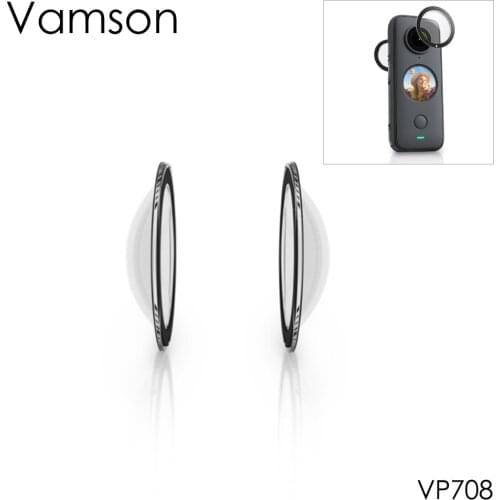 Vamson High Light Transmission Protection Lens Guard for Insta360 One X2 Cover for Insta 360 One X2 Camera Accessories VP708