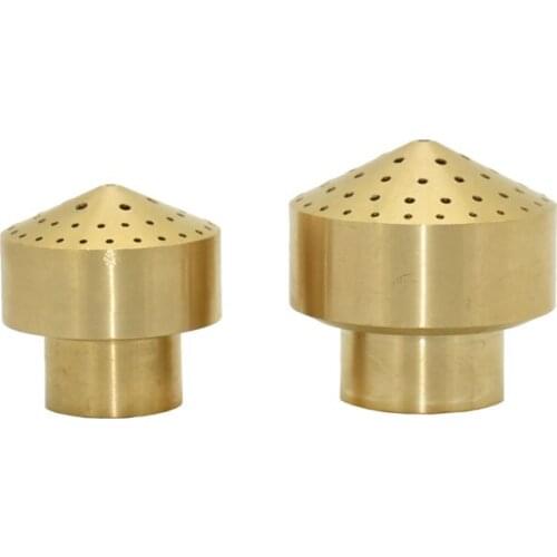 Female 1/2 3/4 Ornamental Fountain Sprinklers nozzles brass Pond Landscape Sprinkler Nozzle for Garden 8pcs