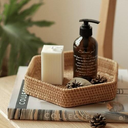 2pcs/set makes up baskets of bread snacks snacks biscuit fruit receive basket basket sitting room bedroom desktop Tray