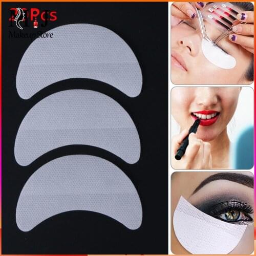 20pcs Makeup Eye Shadow Stickers Grafted Eyelash Isolation Disposable Pads Cosmetic Tool