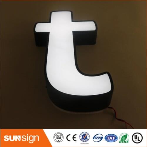 2016 led letter sign, acrylic led channel letter, outdoor/indoor led logo