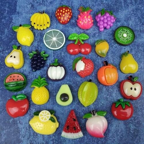 25pcs/set fruit series fridge magnet whiteboard office photo magnetic sticker strong neodymium refrigerator magnets home deco