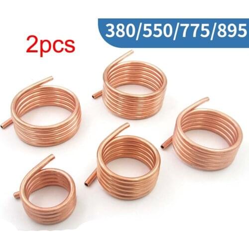 2pcs 380/540/550/775/895 Brushed Motor Water-cooled Sleeve Pure Copper Tube Circulating Water-cooling Ring for DIY RC Boat