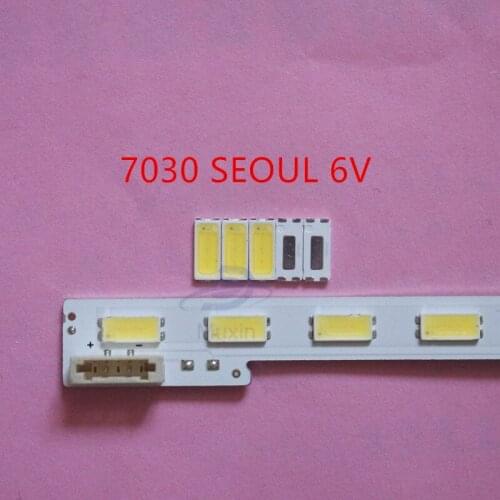 300piece FOR Repair Sony Toshiba Sharp LED LCD TV backlight Seoul SMD LEDs 7030 6V Cold white light emitting diode