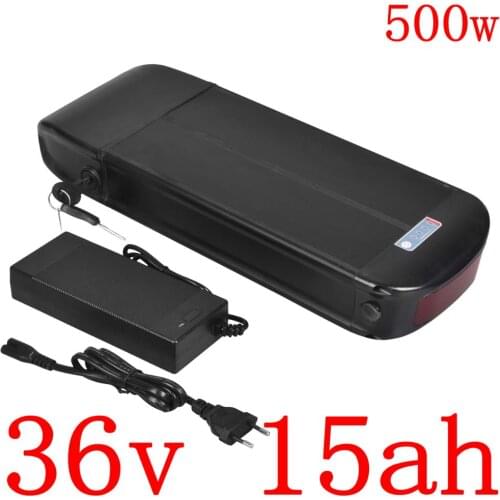 36V 250W 350W 500W Ebike Battery 36V 13AH Electric Bike 36V 10AH 13AH 15AAH lithium Battery With 2A Charger+Layer Luggage Rack