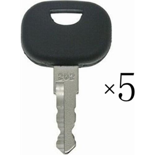 5 Ignition Keys for Volvo Wheel Loaders & For JOHN DEERE Equipment #RE183935 202